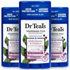 image:imageDr Teals Aluminum Free Deodorant Lavender Vanilla with Essential Oils 265 oz Pack of 3Elderberry