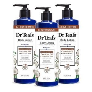 image:imageDr Teals 24 Hour Moisture Body Lotion Lavender Essential Oil 18 fl oz Pack of 3Coconut