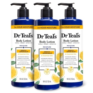 image:imageDr Teals 24 Hour Moisture Body Lotion Lavender Essential Oil 18 fl oz Pack of 3Lemon Balm