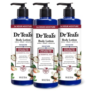 image:imageDr Teals 24 Hour Moisture Body Lotion Lavender Essential Oil 18 fl oz Pack of 3Shea Butter  Almond