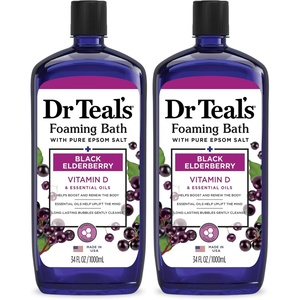 image:imageDr Teals Foaming Bath with Pure Epsom Salt Lavender amp Eucalyptus 34 fl oz Pack of 234 Fl Oz Pack of 12