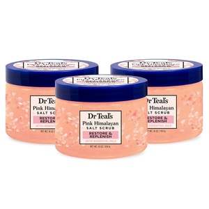 image:imageDr Teals Pure Epsom Salt Body Scrub Soothe amp Sleep with Lavender Essential Oils 16 oz Pack of 3Pink Himalayan Salt