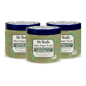image:imageDr Teals Shea Sugar Scrub Lavender Essential Oils 19 oz Pack of 3Cannabis Sativa Hemp Seed Oil with Essential Oils