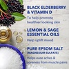 image:imageDr Teals Epsom Salt Magnesium Soak Black Elderberry 3 lbs34 Ounce Pack of 4