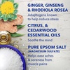 image:imageDr Teals Epsom Salt Magnesium Soak Salt Stress Relief with Ginseng amp Ginger Essential Oils 3 lbs Pack of 4