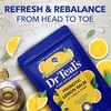 image:imageDr Teals Pure Epsom Magnesium Salt Soak Prebiotic Lemon Balm amp Essential Oil 3 lbs Pack of 4Lemon Balm