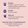 image:imageDr Teals Pure Epsom Salt Soak Wellness Therapy with Rosemary amp Mint 3 lbs Pack of 4Soak