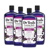 image:imageDr Teals Epsom Salt Magnesium Soak Black Elderberry 3 lbs34 Fl Oz Pack of 4