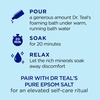 image:imageDr Teals Foaming Bath with Pure Epsom Salt Restorative Minerals with Magnesium Potassium Zinc amp Essential Oils 34 fl oz Pack of 4