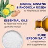 image:imageDr Teals Foaming Bath with Pure Epsom Salt Stress Relief with Ginseng amp Ginger 34 fl oz Pack of 4
