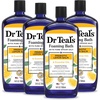 image:imageDr Teals Foaming Bath with Pure Epsom Salt Prebiotic Lemon Balm amp Essential Oils 34 fl oz Pack of 4Bathwater Additive
