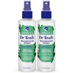 image:imageDr Teals Magnesium Eucalyptus Spray with Natural Dead Sea Salt 8 fl oz Pack of 2