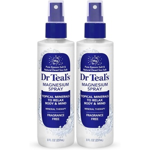 image:imageDr Teals Topical Magnesium Spray with Natural Dead Sea Salt Fragrance Free 8 fl oz Pack of 28 Fl Oz Pack of 1